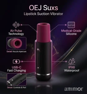 Suxs Lipstick Suction Vibrator
