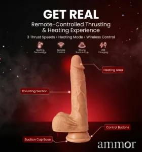 Get Real Big Boy Edition Remote-Controlled Thrusting Dildo