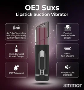 Suxs Lipstick Suction Vibrator